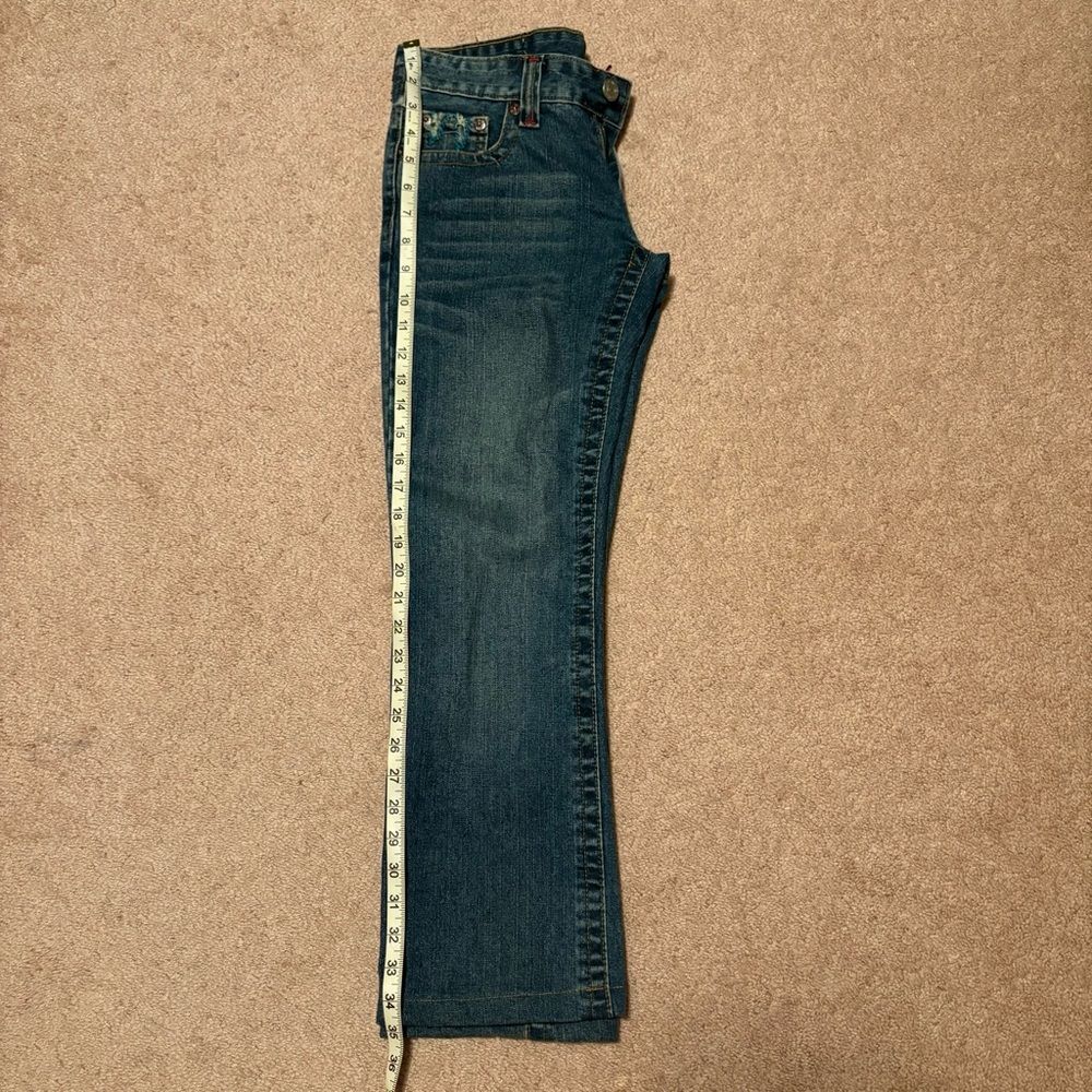 TRUE RELIGION UNIQUE Women's Distressed Bootcut Jeans, Size 27
